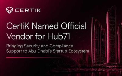 CertiK pievienojas Hub71 kā oficiālajam pārdevējam, lai uzlabotu Web3 drošību un atbilstību jaunizveidotiem uzņēmumiem