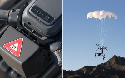 DJI iepazīstina ar AP100 izpletņu sistēmu Matrice 400