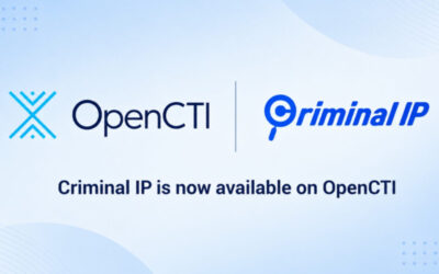 Indikatoru pārvēršana izlūkošanā OpenCTI ar kriminālo IP