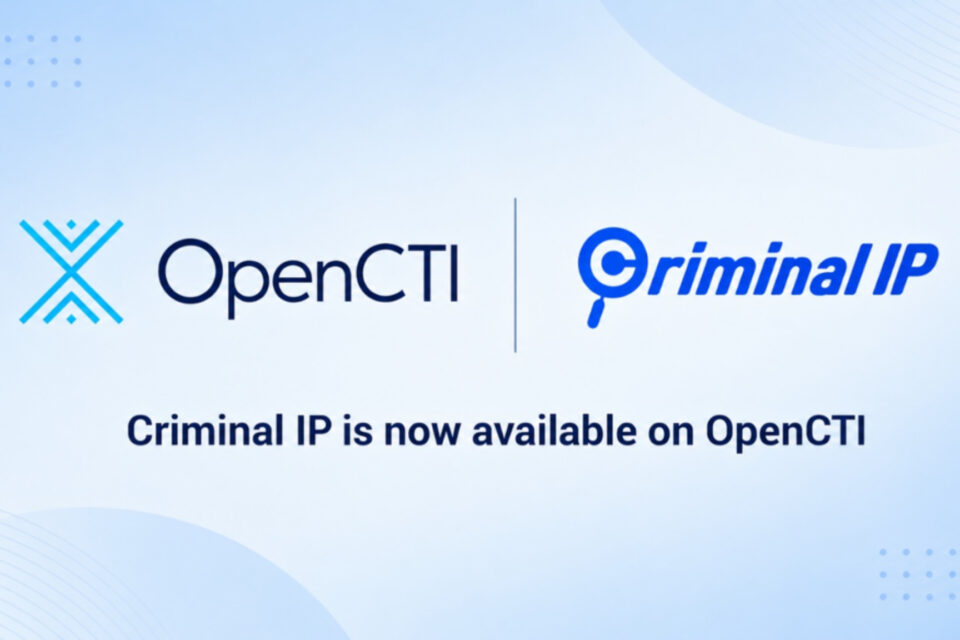 Indikatoru pārvēršana izlūkošanā OpenCTI ar kriminālo IP