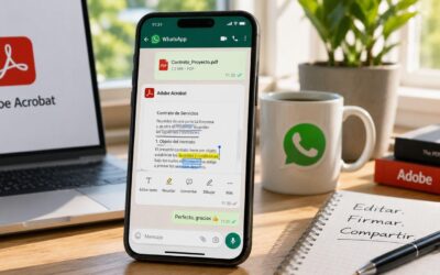 WhatsApp sadarbojas ar Adobe Acrobat, lai pārvaldītu PDF failus, neizejot no tērzēšanas