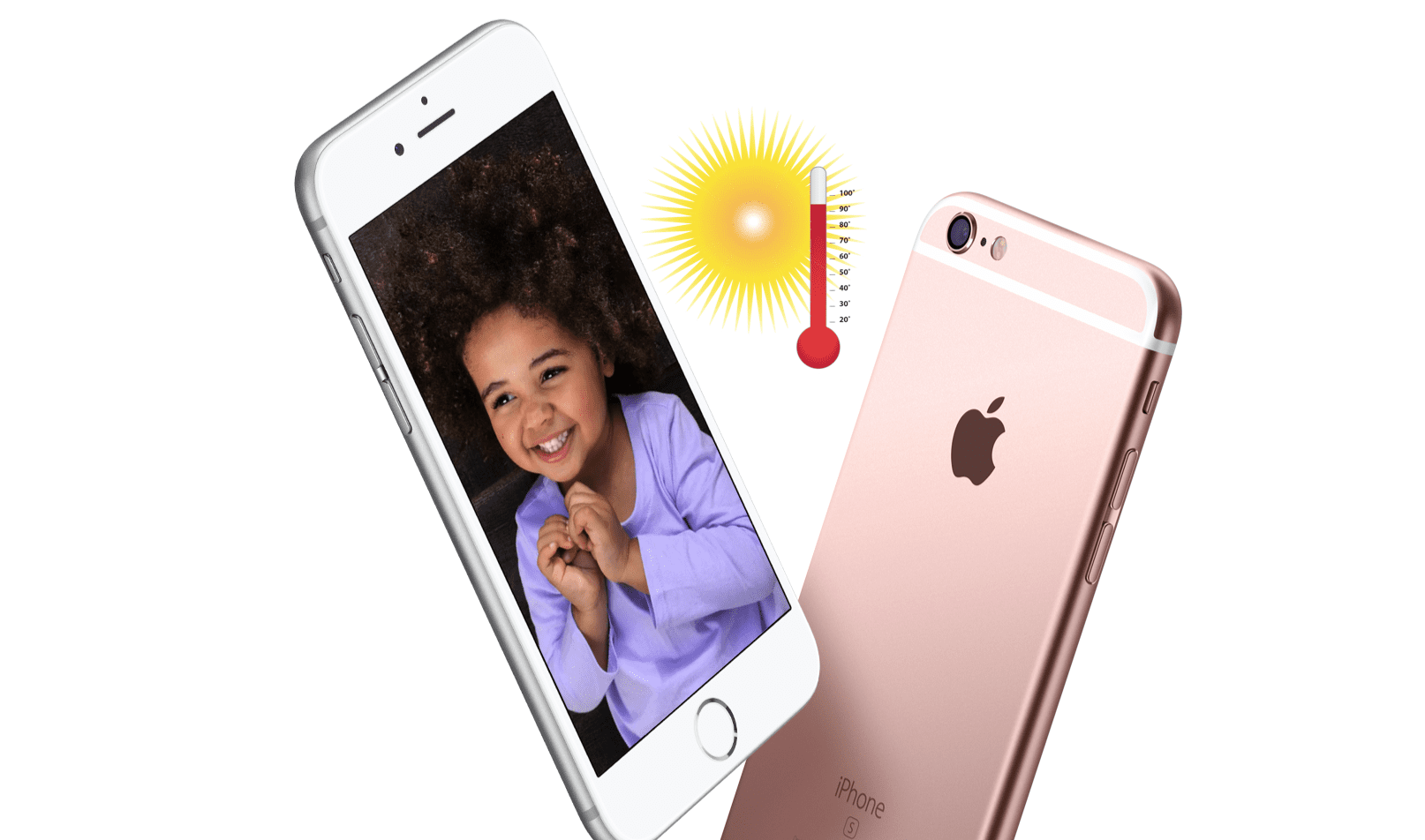 iphone uzsilst, izmantojot kameras risinājumu