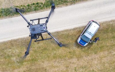 Policijas drons stundas laikā Vīnes mežā atrod pazudušu ceļotāju