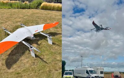 Beļģijas piekrastes policija cilvēku tirdzniecības apkarošanai izvieto fiksētu spārnu dronu