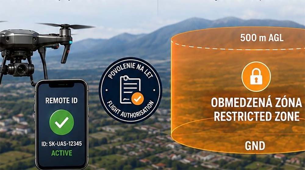 Slovākija pārklasificē militārās UAS zonas, atverot durvis atļautiem civiliem bezpilota lidaparātu lidojumiem
