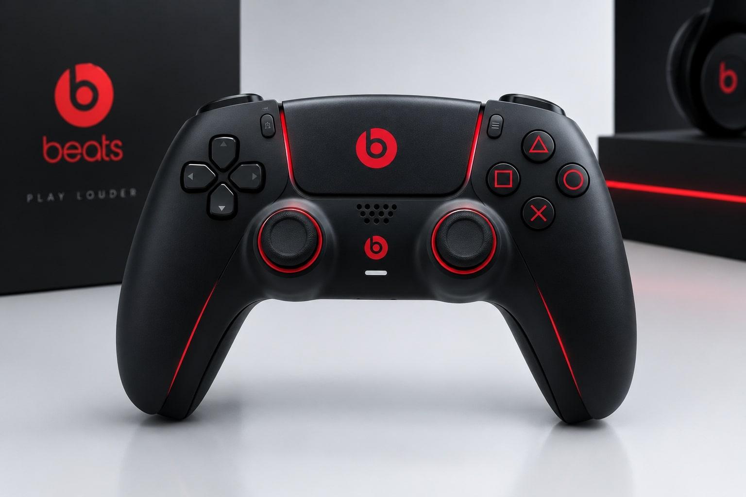Beats spēļu kontrolieris tiek izmantots kopā ar iPhone Beats spēļu kontrolieris tiek izmantots kopā ar iPhone