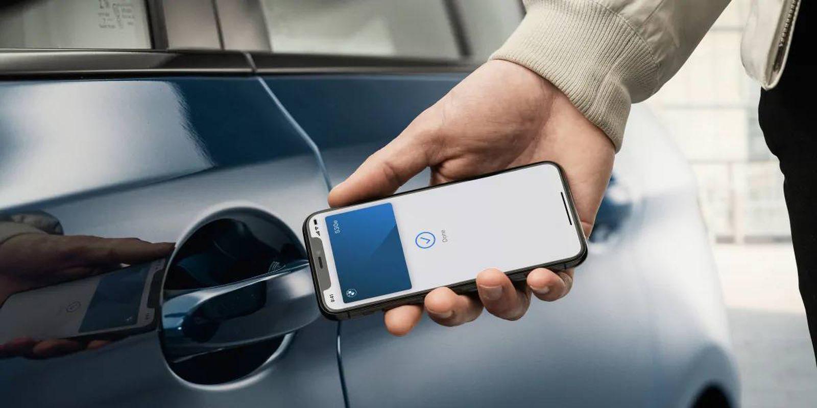 Apple automašīnas atslēga iPhone tālrunī
