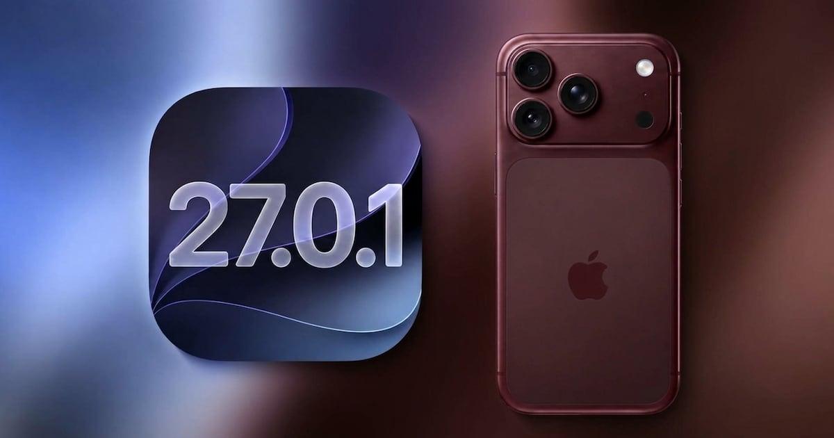 iOS 27.0.1 atjauninājums