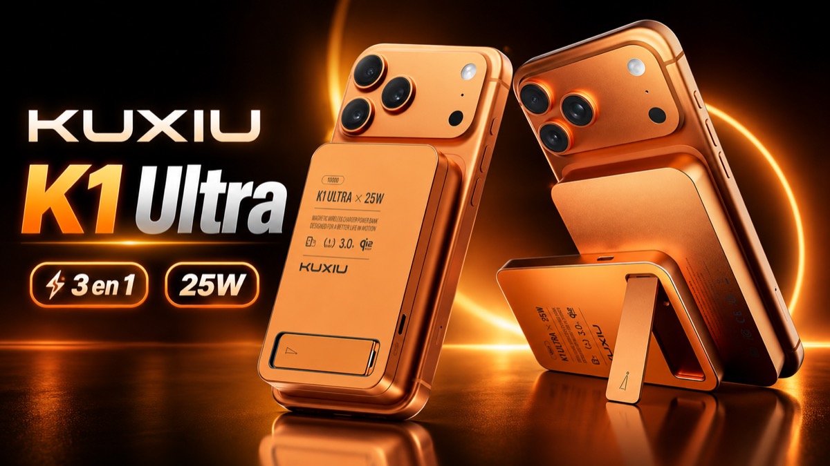KUXIU K1 Ultra apskats: daudz vairāk nekā MagSafe akumulators