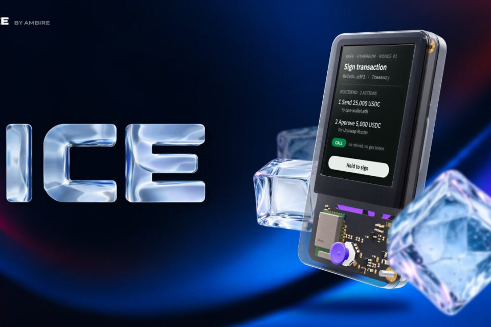 Ambire iepazīstina ar “Ice” aparatūras maku, kas izveidots drošiem viedkontiem