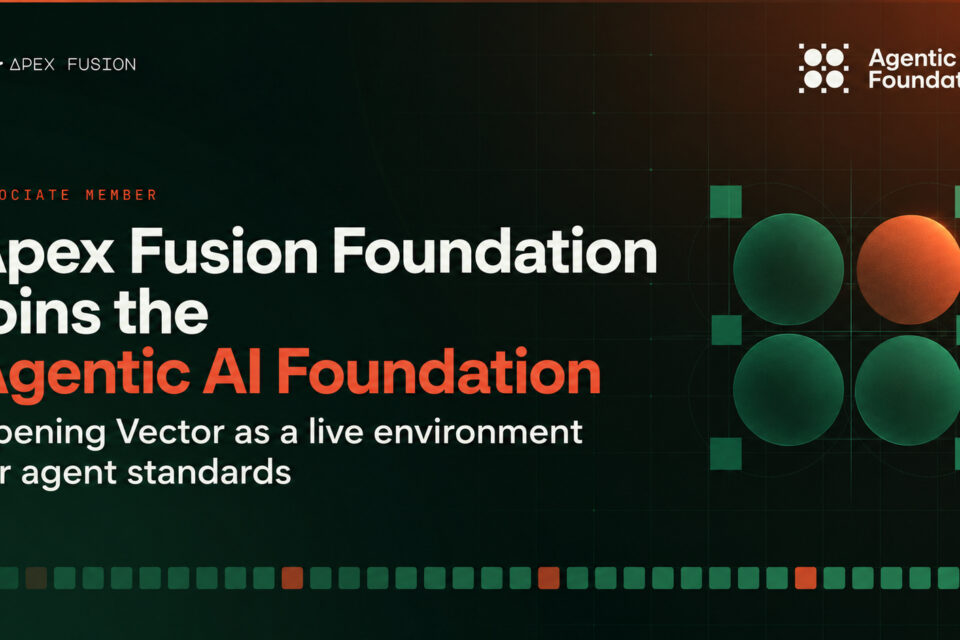 Apex Fusion Foundation pievienojas Agentic AI Foundation un atver Vector kā dzīvu vidi aģentu standartiem