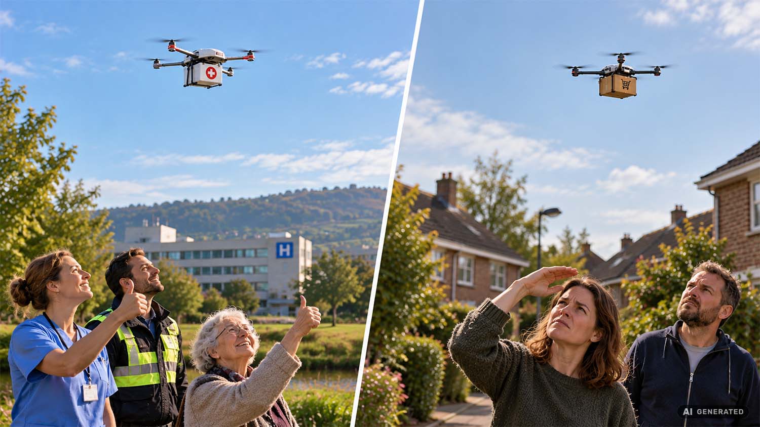 Britu pētnieki brīdina par "medicīnisko mazgāšanu" dronu piegādē