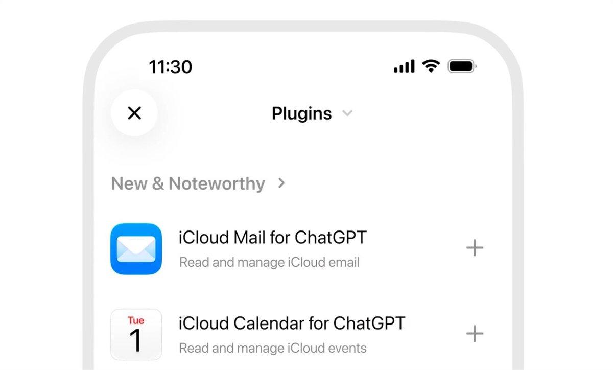ChatGPT savienojas ar iCloud Mail un Calendar ar atsevišķām atļaujām