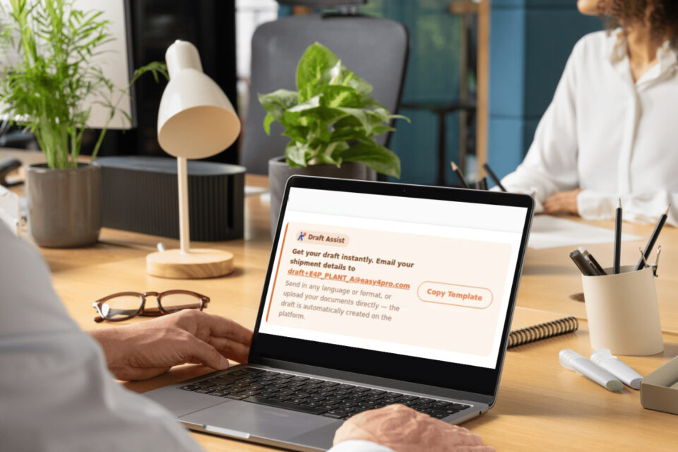 Easy4Pro paplašina projektēšanas palīgmateriāla iespējas, lai automatizētu uzņēmuma kravas pasūtījumu izveidi