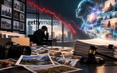 Getty Images iesniedz 11. nodaļas bankrotu, jo parādi un mākslīgā intelekta radītie attēli traucē fonda fotografēšanu