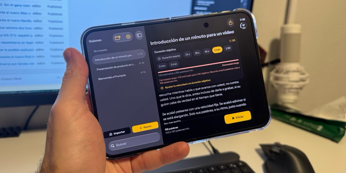 Promptia Pro — ērti lietojams teleprompter visām jūsu iDevices ierīcēm