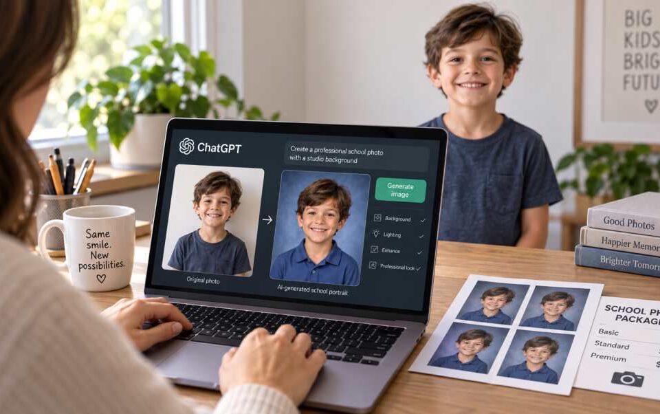 Parents are using ChatGPT to create their kids’ school photos instead of paying up to $60 for traditional photo packages